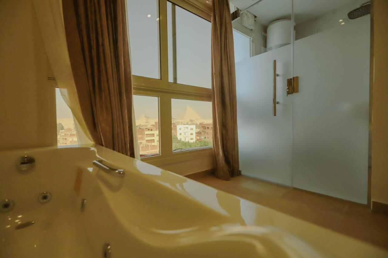 King Khafren View Inn Kafret el-Gabal Exteriör bild